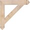 Ekena Millwork Traditional Arts & Crafts Smooth Bracket, Douglas Fir, 3 1/2"W x 24"D x 24"H BKT04X24X24TRA03SDF - alternate 2
